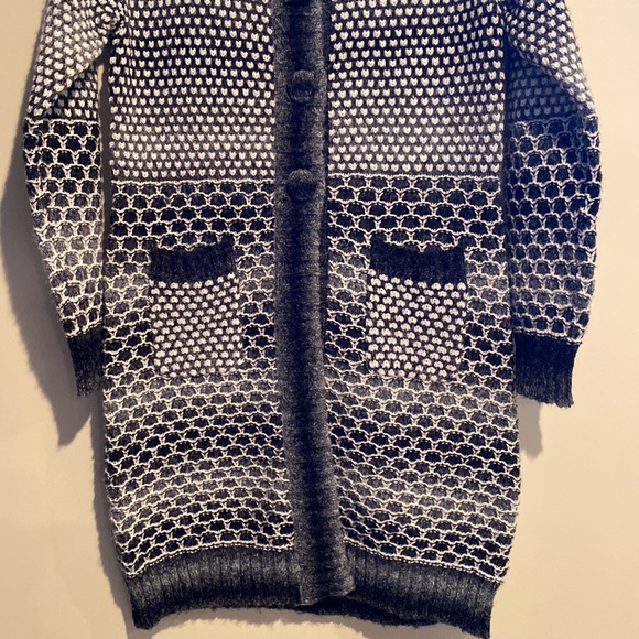 ETHYL clothing NWT Cardigan gray button down size Large - Picture 2 of 8